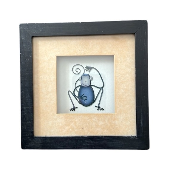 Framed monkey print. - Picture 7 of 7